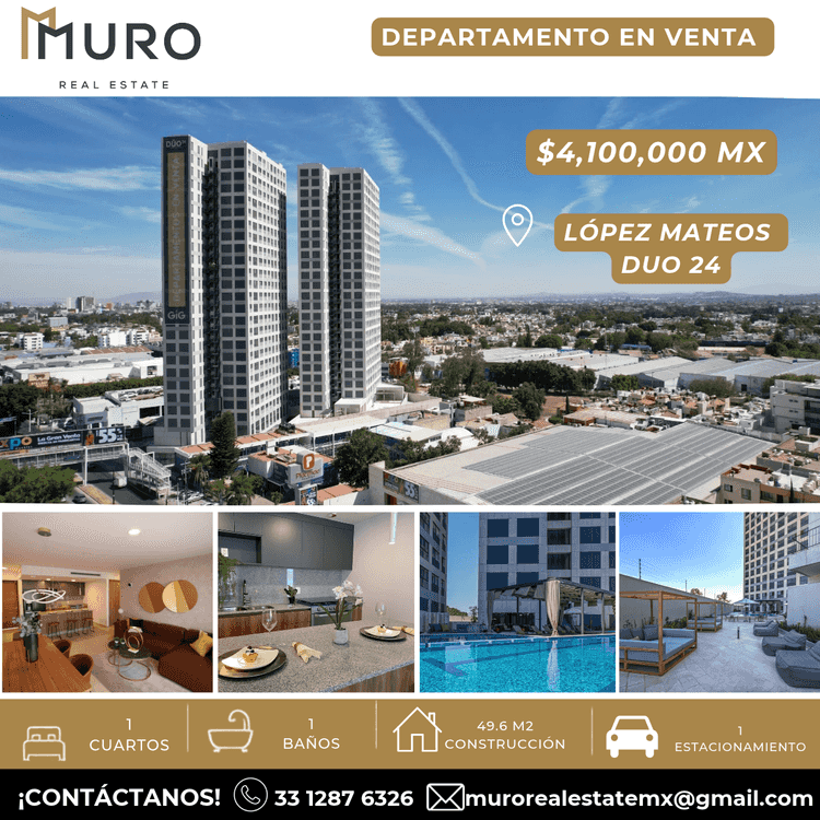 departamento en venta avenida adolfo lopez mateos sur loma bonita zapopan jalisco pGVbU4M